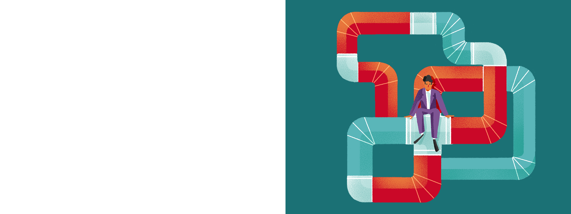 Visuel d’ambiance lié au produit Delta cash pooling, marché des entreprises