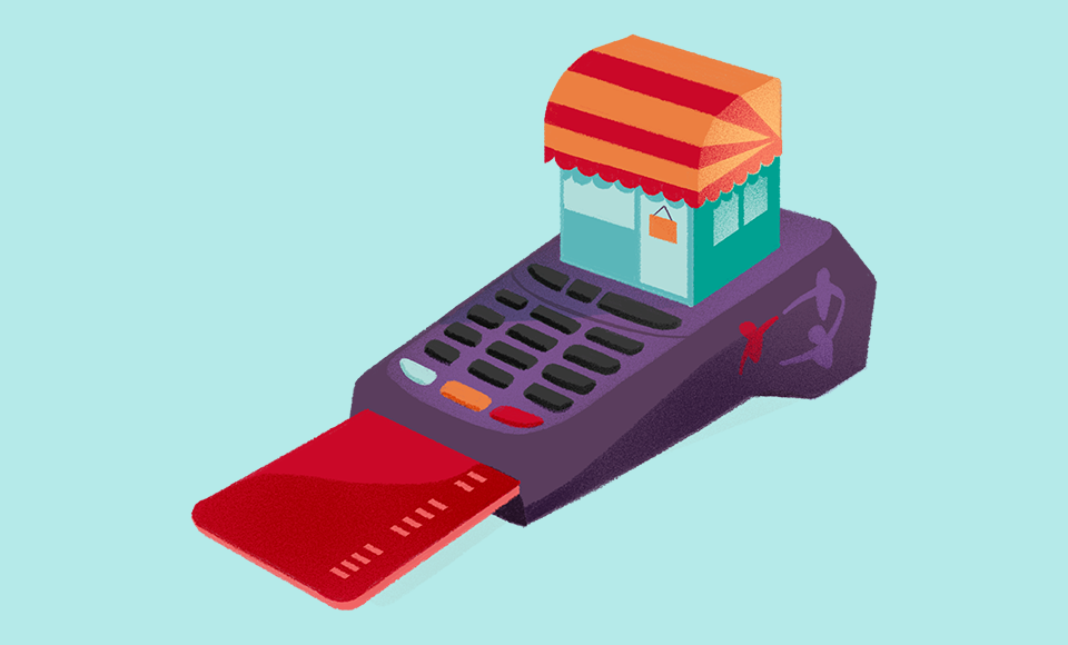 Visuel d&rsquo;ambiance mobile li&eacute; au produit Gamme TPE, march&eacute; des entreprises