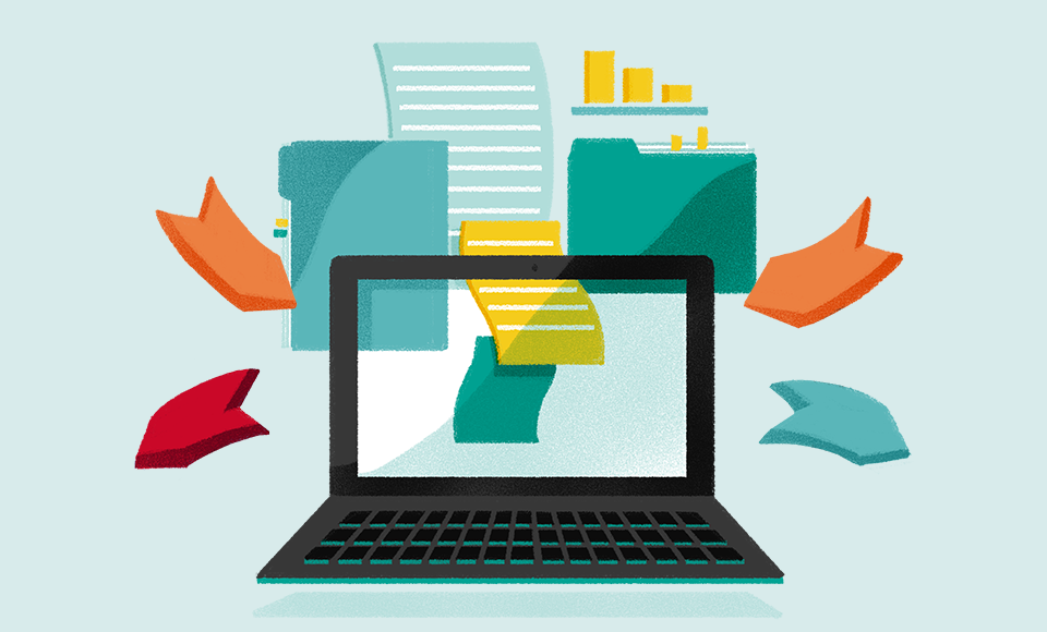 Visuel d’ambiance lié à l’univers Comptes et flux, marché des personnes morales