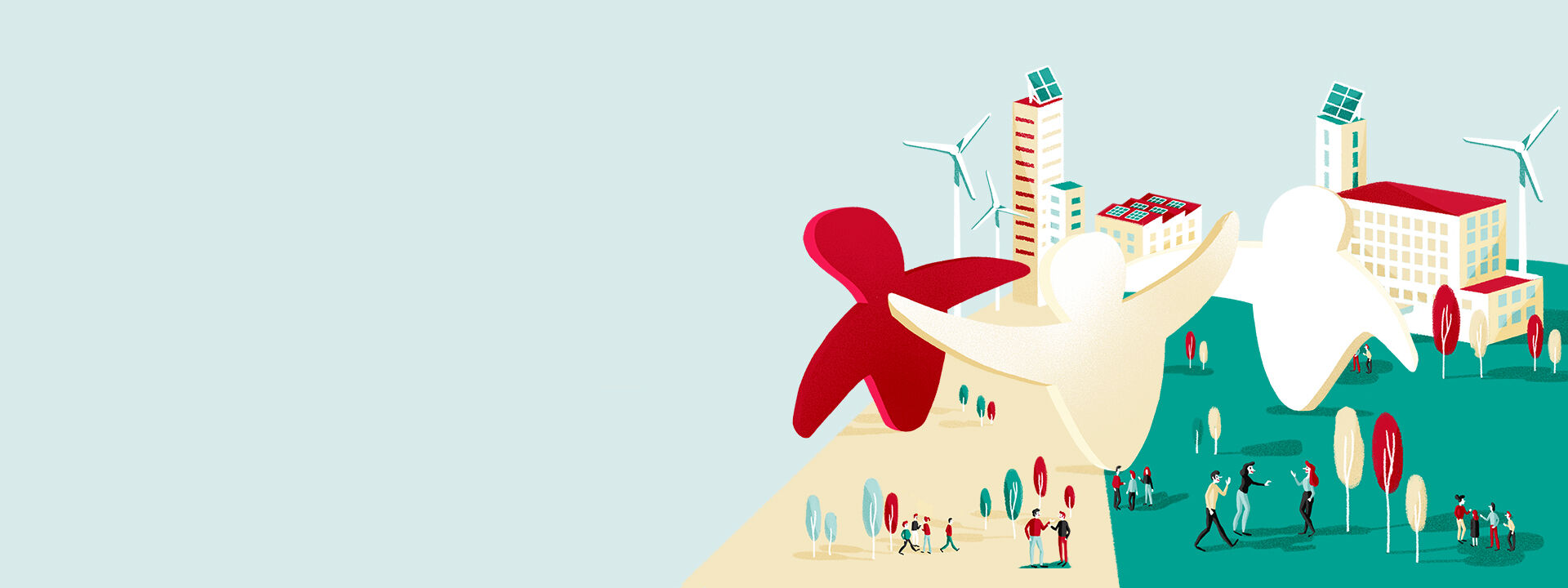 Visuel d'ambiance lié à la page Raison d’être et modèle d’affaires durable, marché votre banque