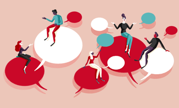 Visuel d’ambiance lié a la page dialoguer dans les espaces démocratiques, marché des Sociétariat