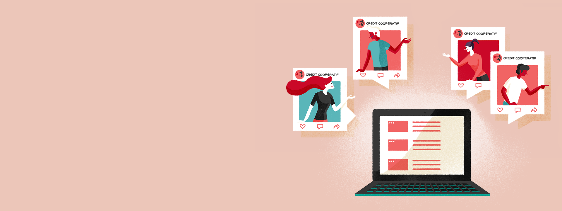 Visuel d&rsquo;ambiance li&eacute; au produit T&eacute;moignages inspirants, march&eacute; Votre Banque