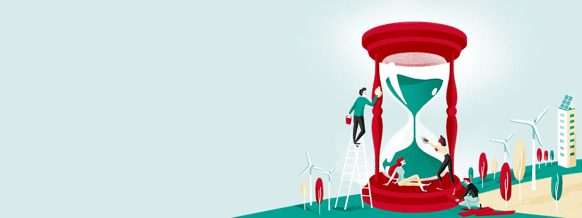 Visuel d&rsquo;ambiance li&eacute; &agrave; une finance patiente, march&eacute; Votre Banque