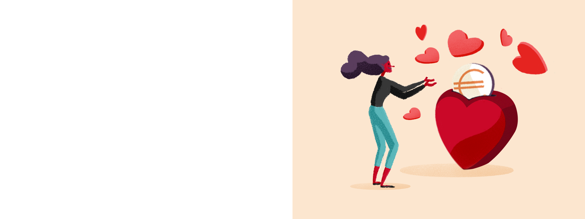 Visuel d’ambiance lié au produit Épargner solidaire, marché des Particuliers