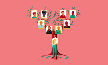 Visuel d’ambiance mobile lié au produit Assurance vie, marché des Particuliers