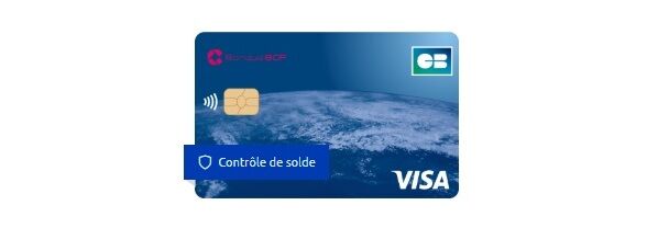 Carte bancaire &agrave; contr&ocirc;le de solde
