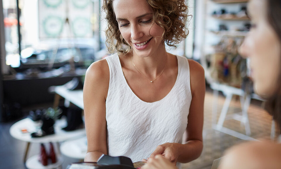 client payant avec sa carte