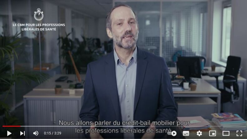 vidéo la minute crédit bail pour les pro de la santé