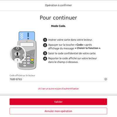 Utilisation Securaccess