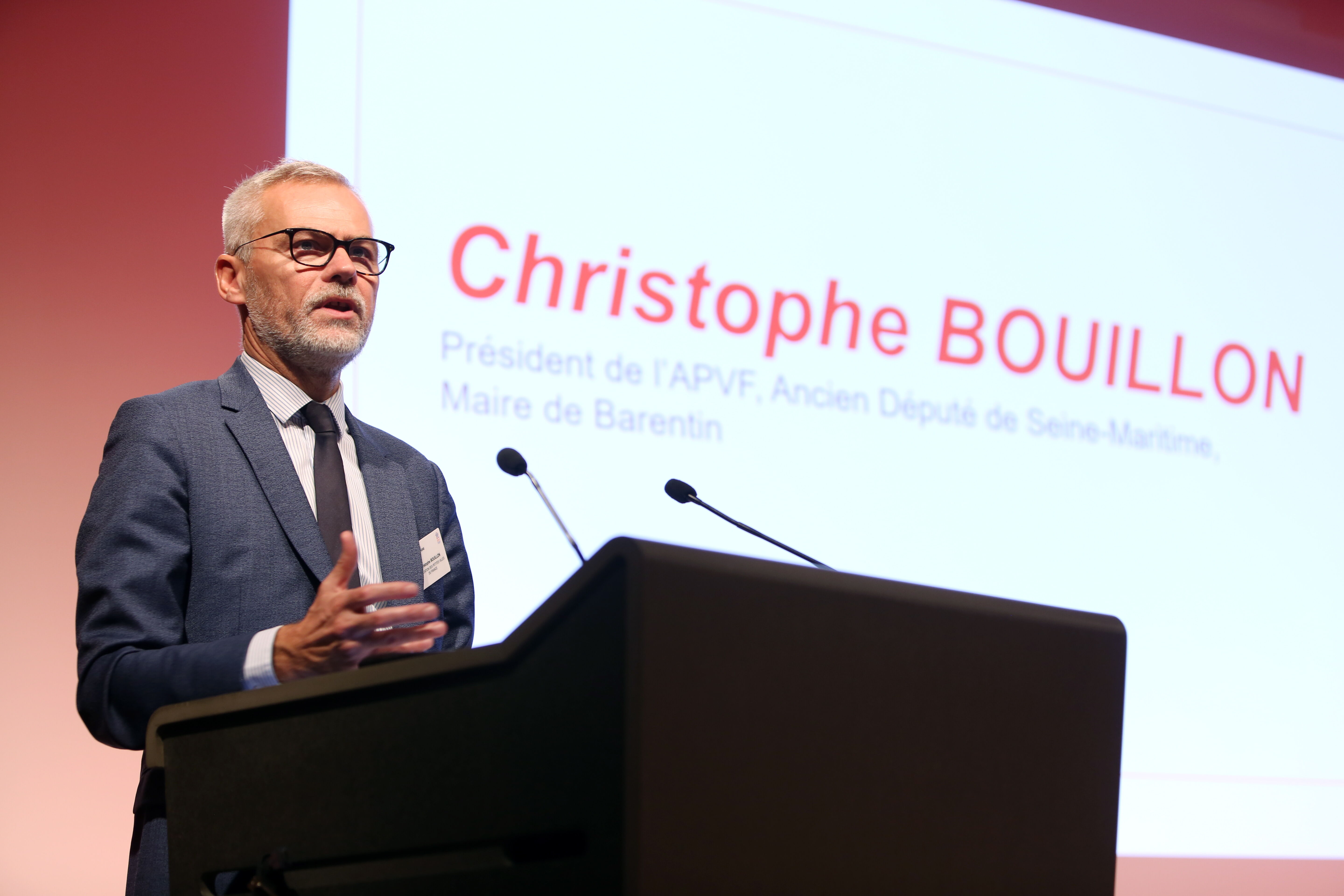 Christophe Bouillon en conf&eacute;rence